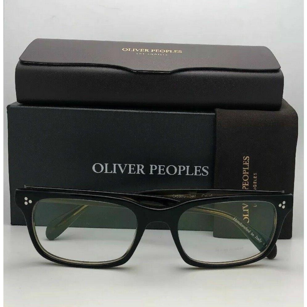 Oliver Peoples Eyeglasses Cavalon OV 5381U 1441 56-20 150 Black Olive Tortoise