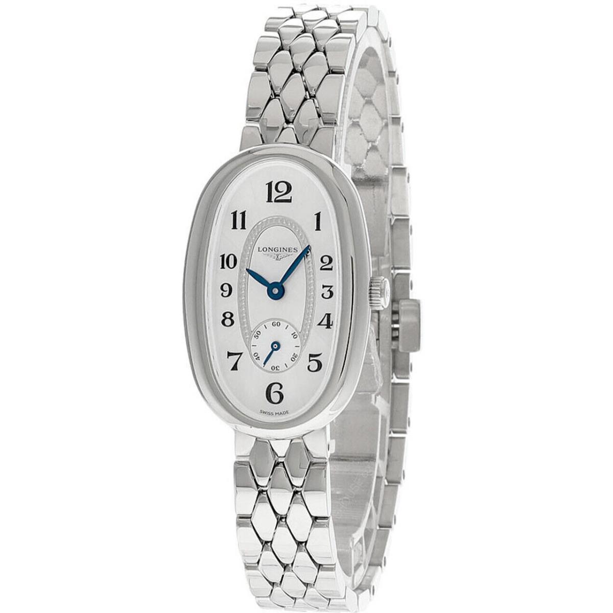 Longines Symphonette SS Oval Mother of Pearl Dial Women`s Watch L2.306.4.83.6