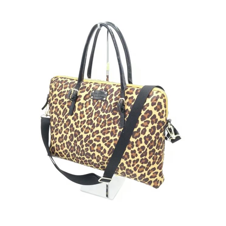 Kate Spade Commuter Exotic Leopard Print Nylon Lap Top Bag