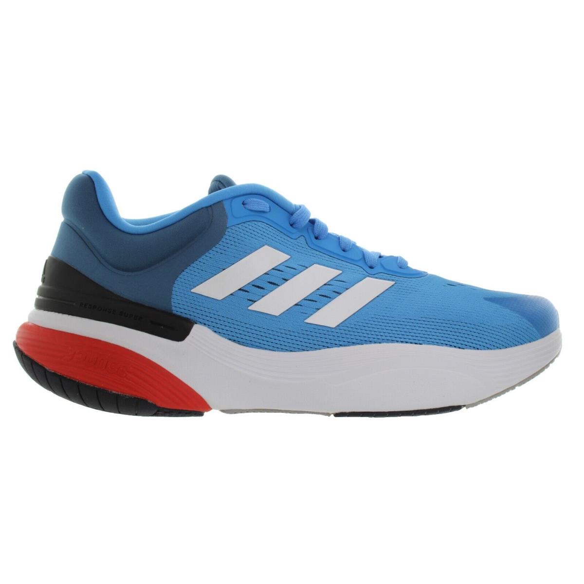 Adidas Men`s Response Super 3.0 Blue Training Shoes Size 11.5 - 12 - Blue, Cloud White, Red