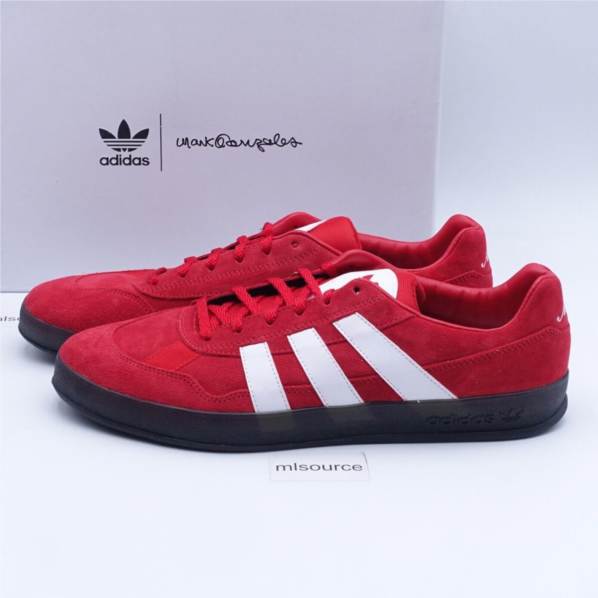 Adidas Originals Men s Gonz Aloha Skate Shoes GY6896 Scarlet white Sizes 8 13 SporTipTop