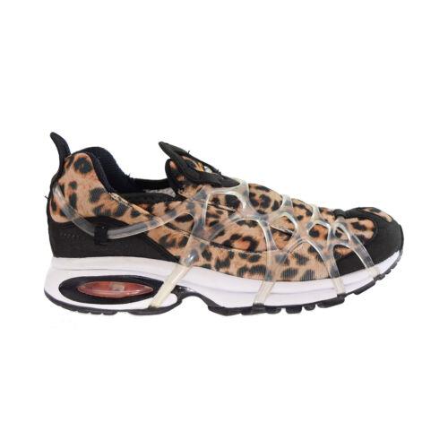 Nike Air Kukini SE Leopard GS Big Kids` Shoes Black-kumquat DJ6418-001