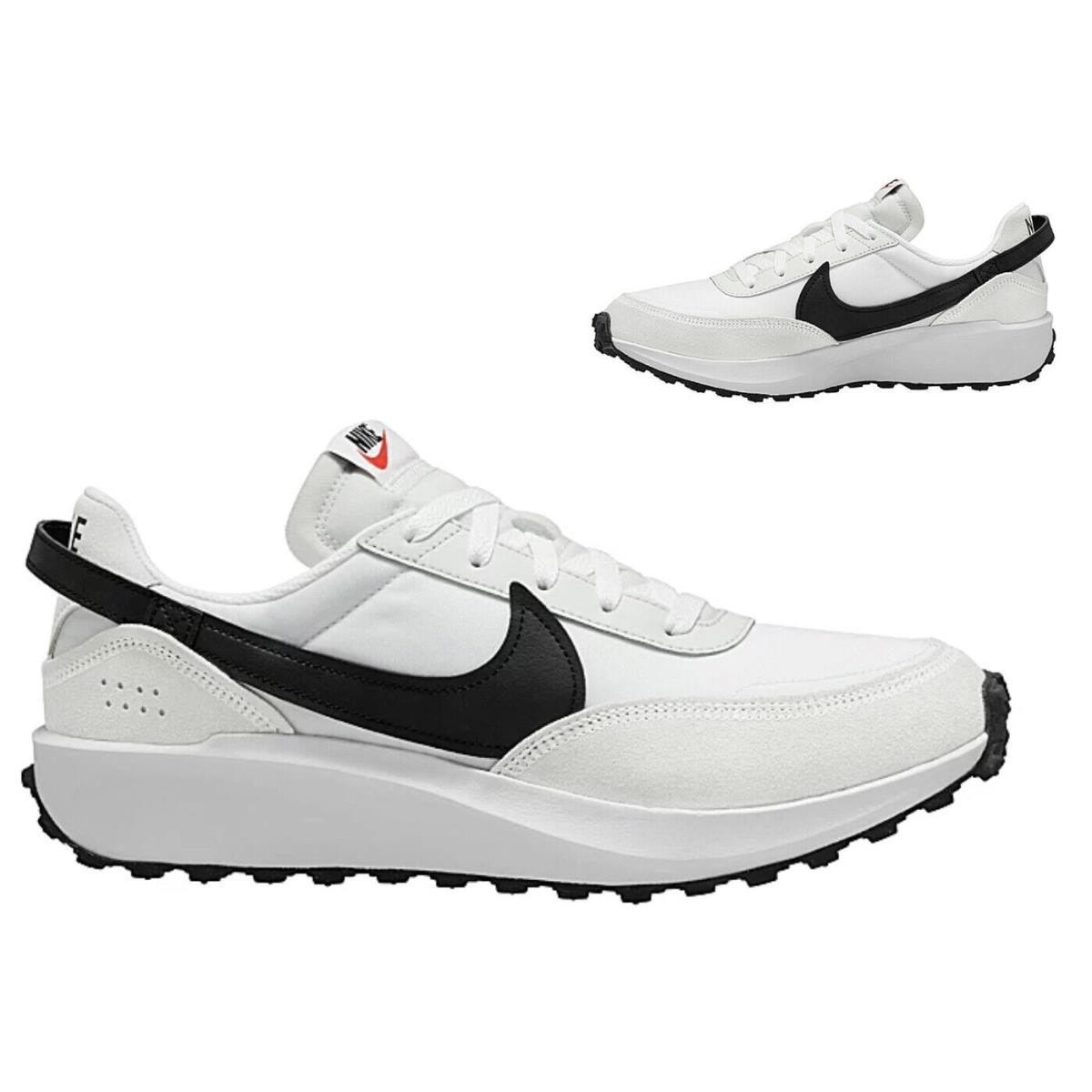 Nike Waffle Debut Athletic Sneakers Shoes Casual Mens White Black All Sizes