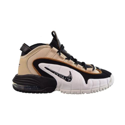 Nike Air Max Penny GS Big Kids` Shoes Rattan-summit White-brown DZ5311-200 - Rattan-Summit White-Ale Brown