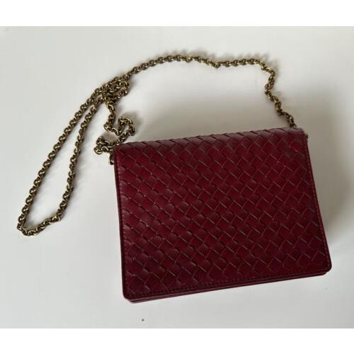 Bottega Veneta Leathers Intrecciato Mini Shoulder Bag Red 508752 IT