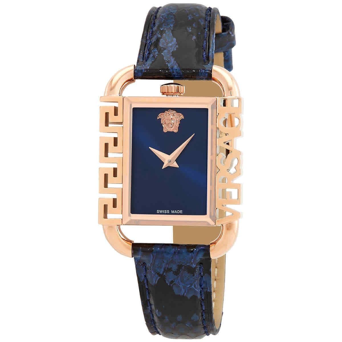 Versace Flair Quartz Blue Dial Ladies Watch VE3B00322