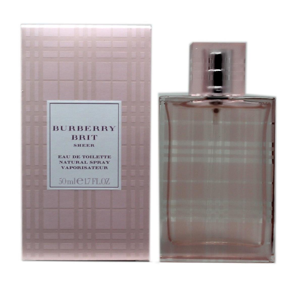 Burberry Brit Sheer Eau DE Toilette Natural Spray 50 ML/1.6 Fl.oz