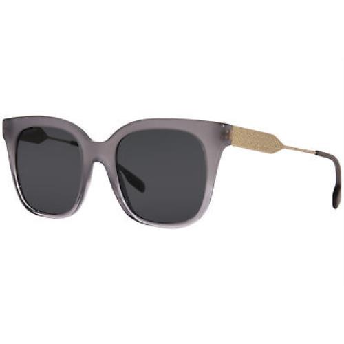 Burberry Evelyn B-4328 3910/87 Sunglasses Women`s Grey/grey Butterfly Shape 52mm