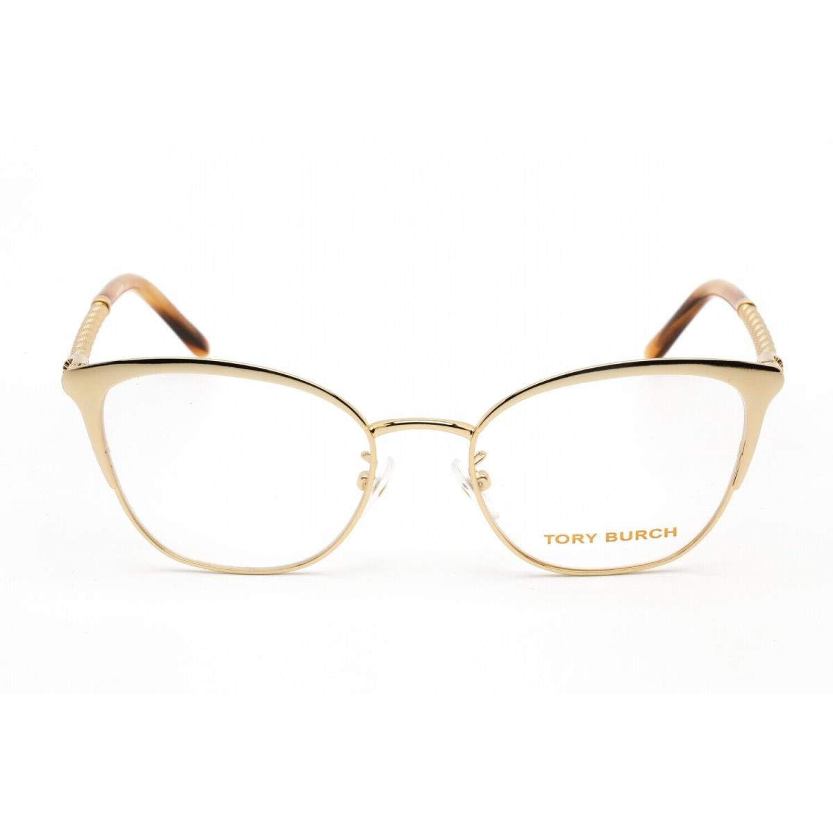 Tory Burch TY 1076 3343 Eyeglasses Shiny Gold Frame 53mm