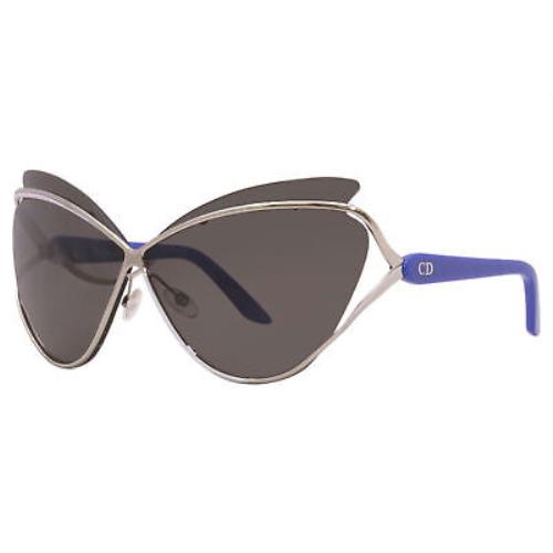 Christian Dior DiorAudacieuse1 4CLY1 Sunglasses Palladium-blue/grey Lenses 72mm