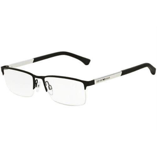Emporio Armani Rx Eyeglasses EA 1041-3094 Black W/demo Lens 55mm
