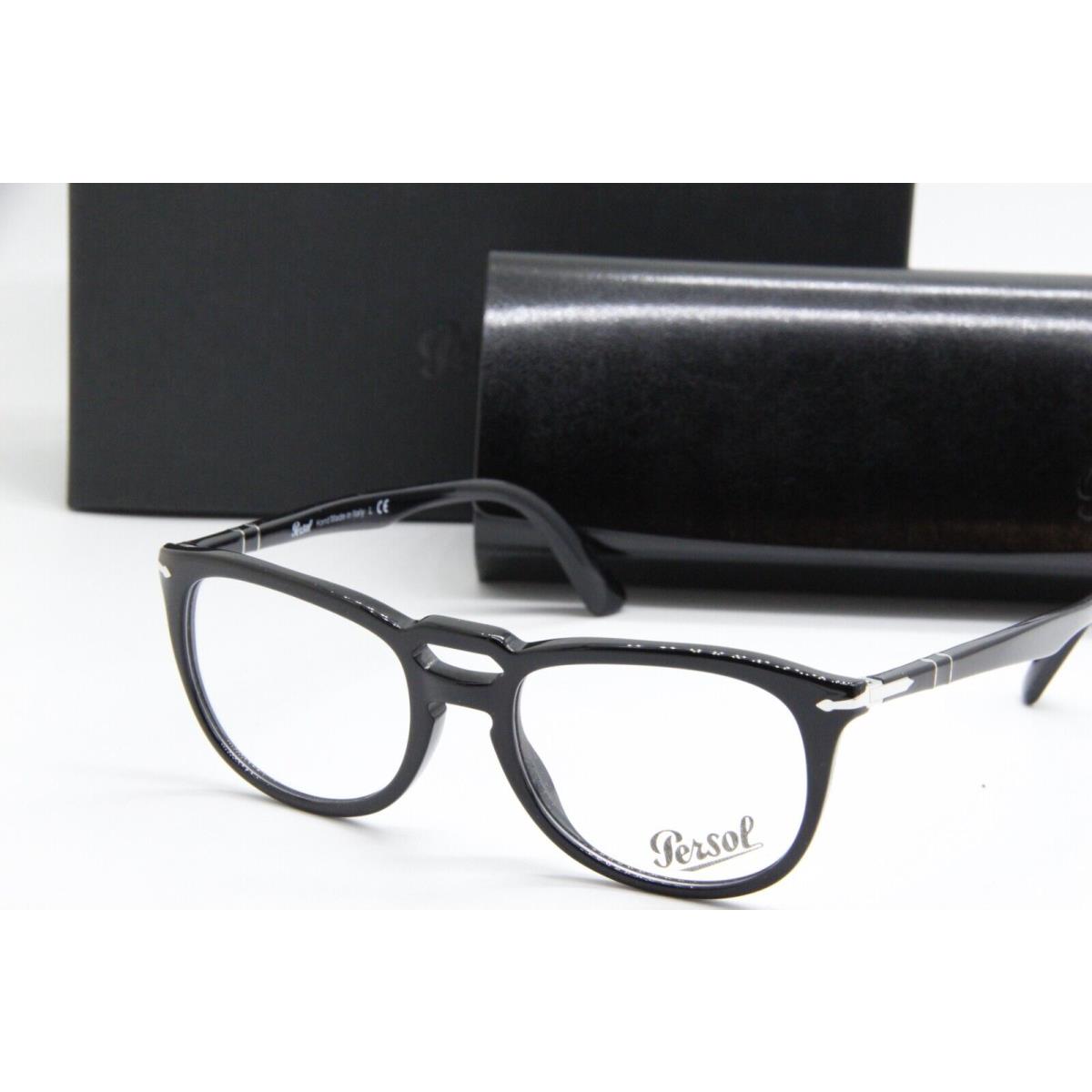 Persol P 3278-V 95 Black Eyeglasses W/case 51-18