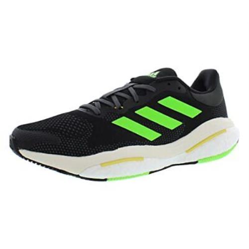 Adidas Solarglide 5 Running Shoes Men`s Black Size 7.5
