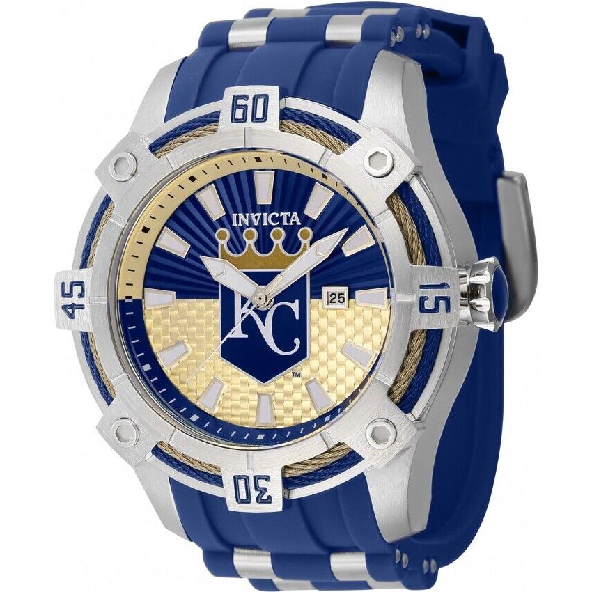 Invicta Mlb Kansas City Royals Quartz Men`s Watch 43270