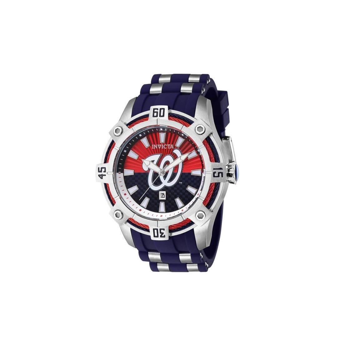 Invicta Mlb Washington Nationals Dial 52 mm Watch 43299