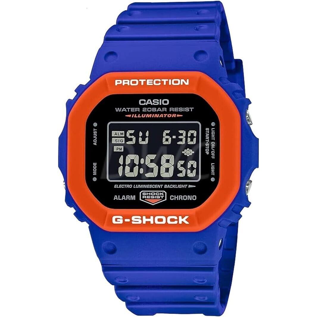 Casio G-shock Quartz Sport`s DW5610SC-2DR Square Digital Black Dial Men`s Watch