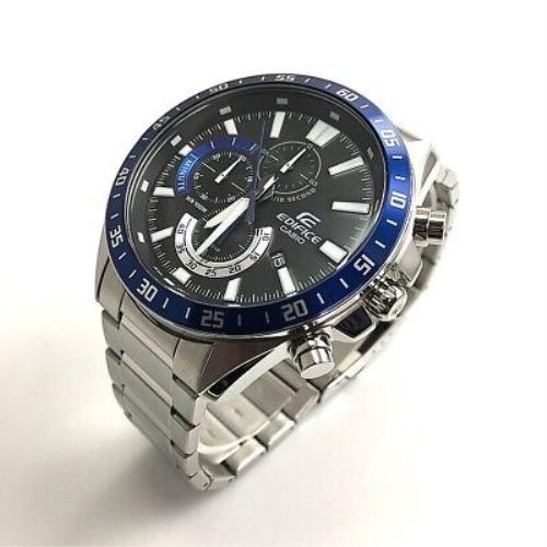 Men`s Casio Edifice Chronograph Steel Watch EFV620D-1A2 - 