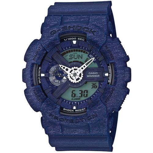 Casio G-shock GA110HT-2A Analog Digital Blue Heather Pattern Men`s Watch