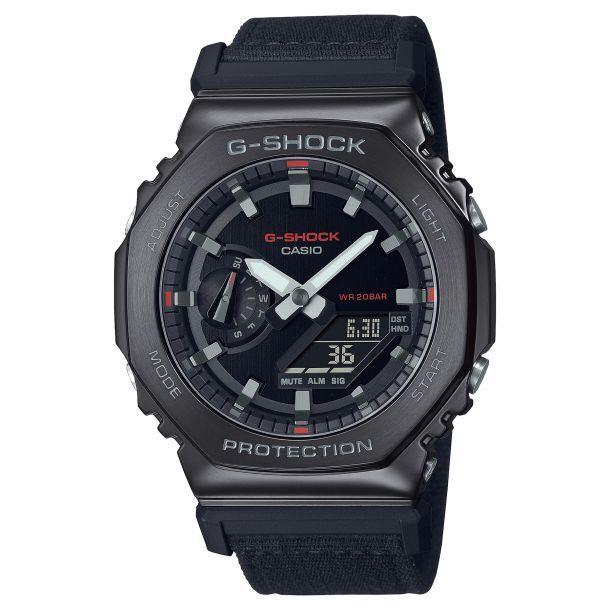 Casio G-shock GM2100CB-1A Analog Digital Metal Black Ion-plated Men`s Watch