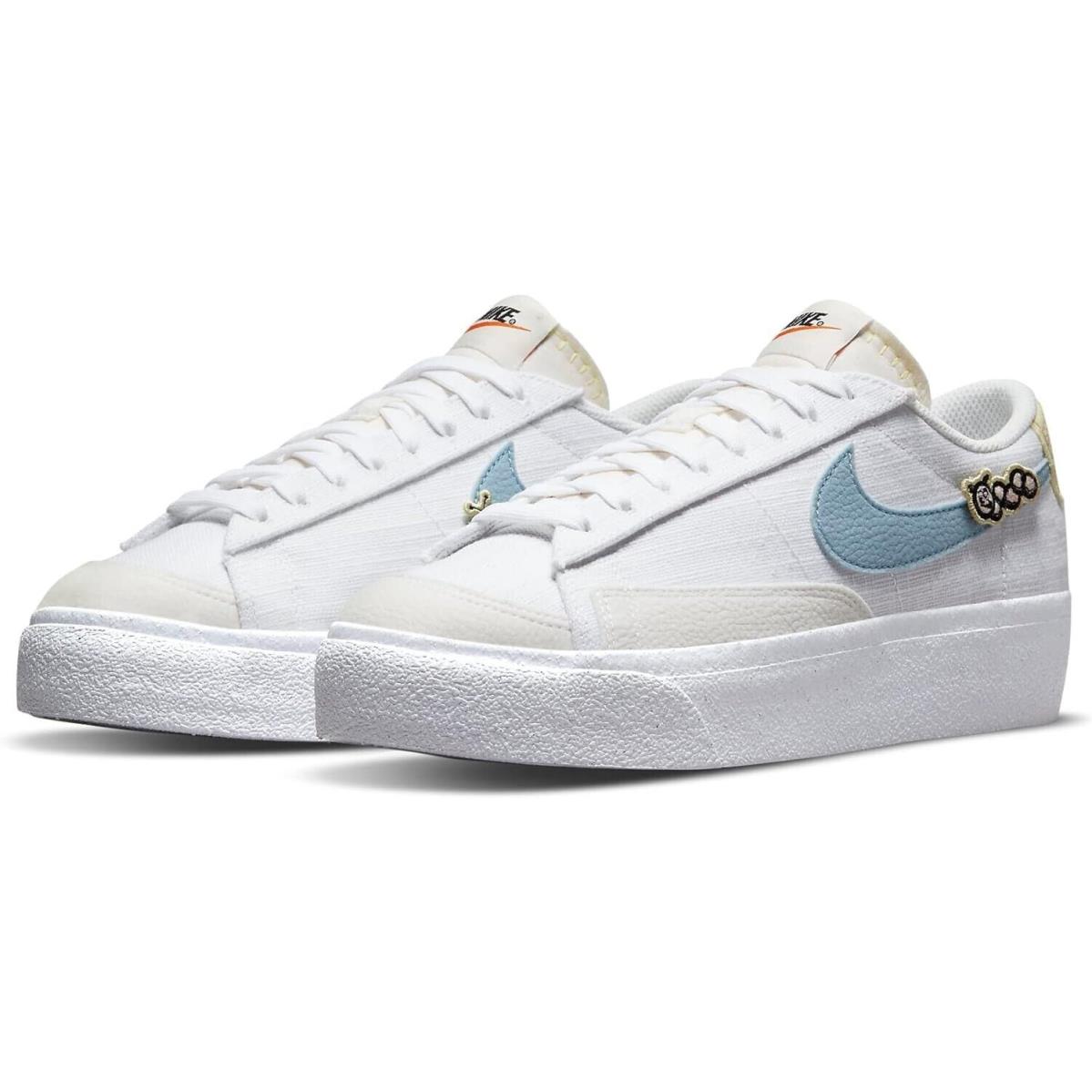 Nike Blazer Low Platform SE NN Mens Size 9.5 Shoes DJ6376 100 White wm sz 11 - White