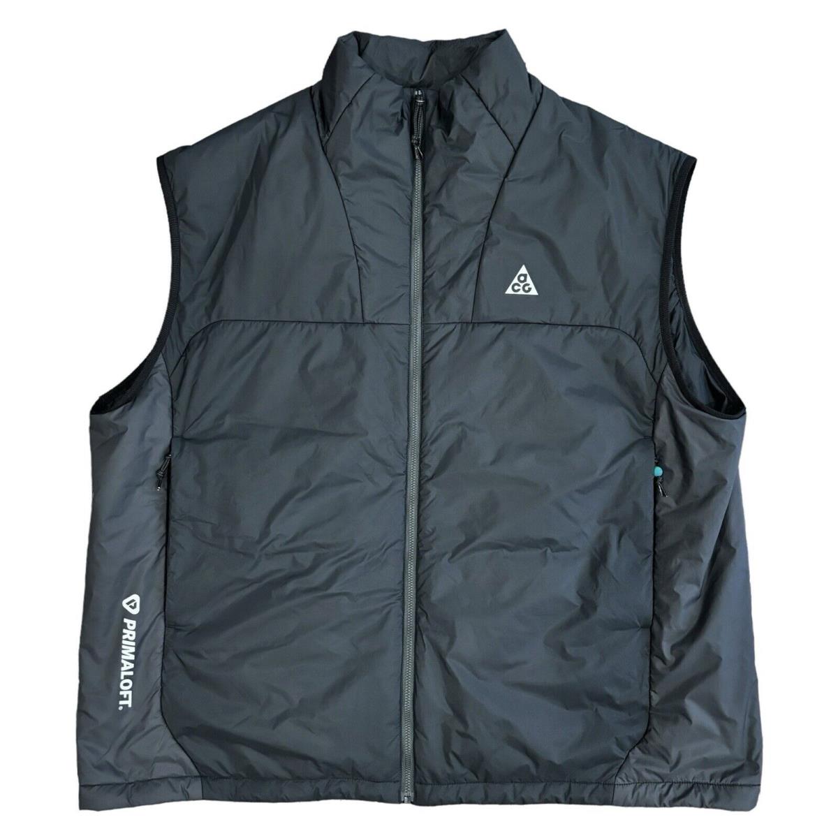 Nike Acg `rope de Dope` Black Puffer Vest Size Xxl DQ5777-010