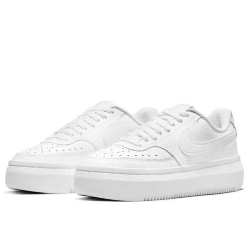 Nike Court Vision Alta Leather White/white Women s Size 11 DM0113-100 - White, Manufacturer: White