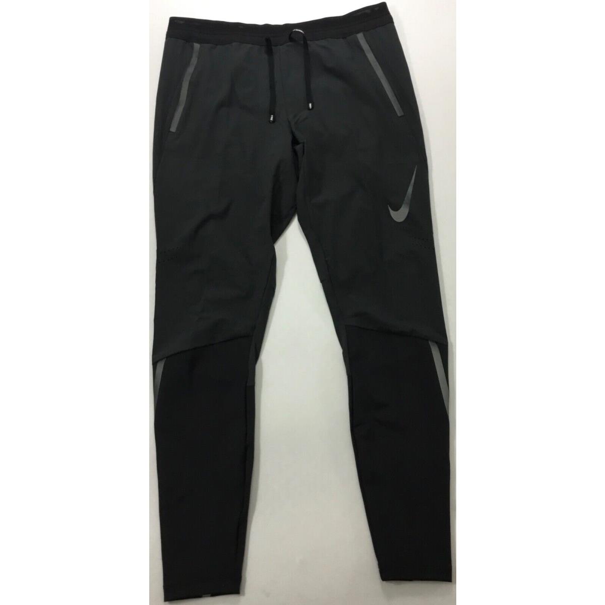 Nike Men 28 Swift Running Pants BV4809 Black 010 Size L