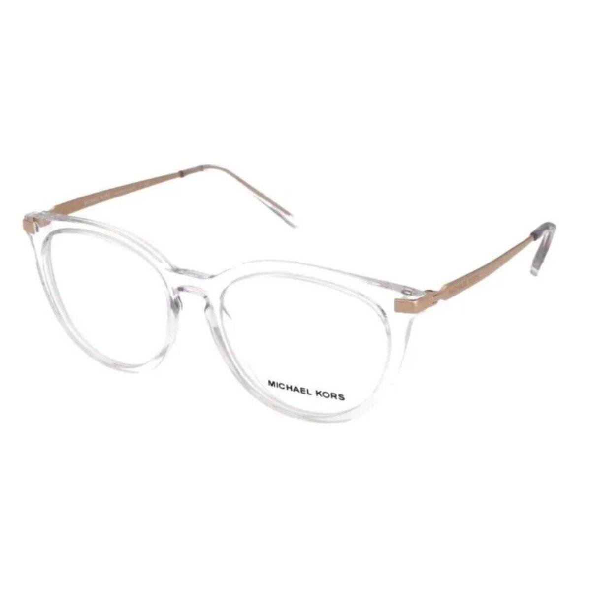 Michael Kors Eyeglasses MK 4074 Quintana 3050 51-16 140 Clear Gold Frames