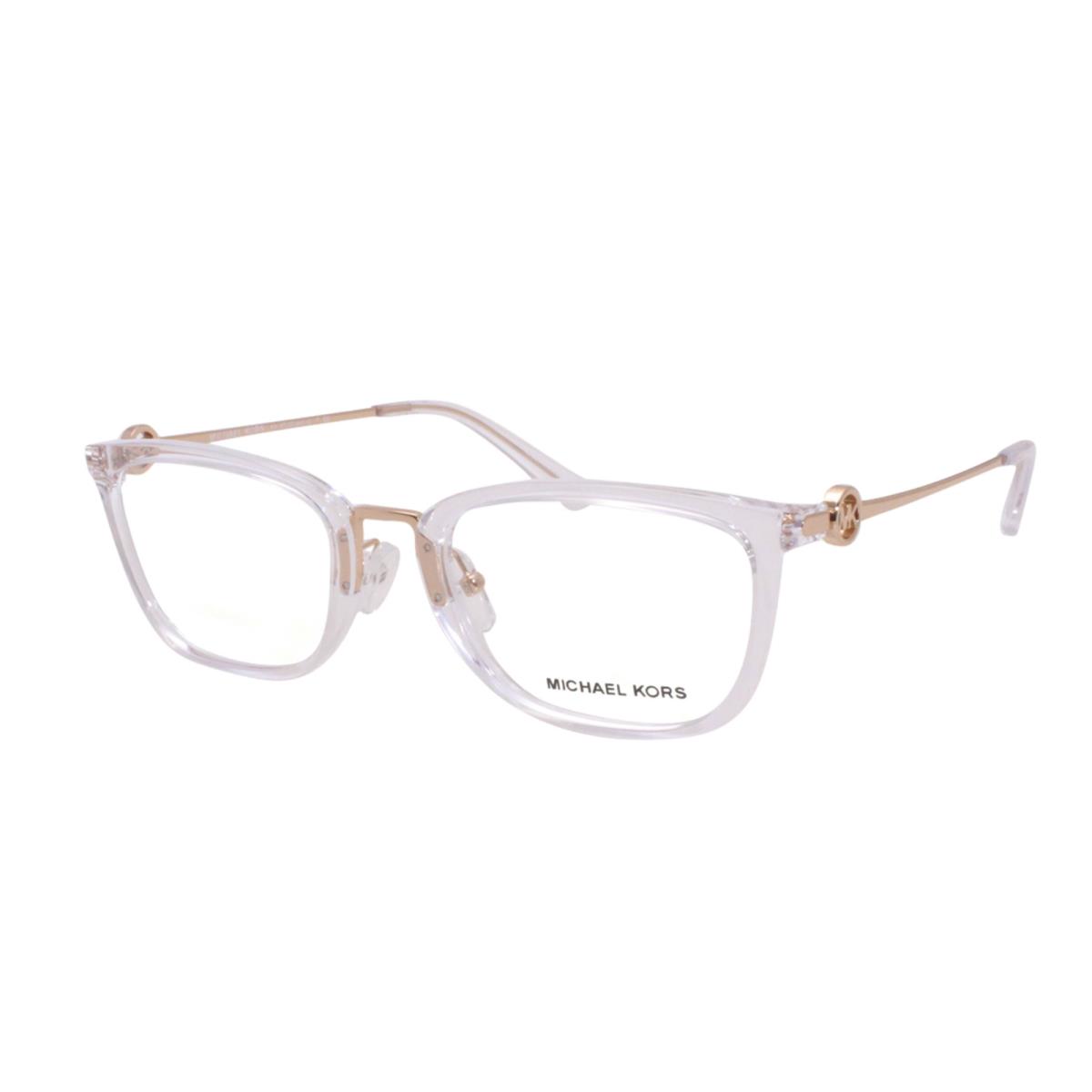 Michael Kors Eyeglasses MK 4054 Captiva 3105 52-20 140 Clear Gold Frames