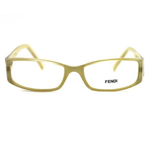 Fendi Womens F817 269 Beige Rectangular Eyeglasses Frames 53 x 16 x 135