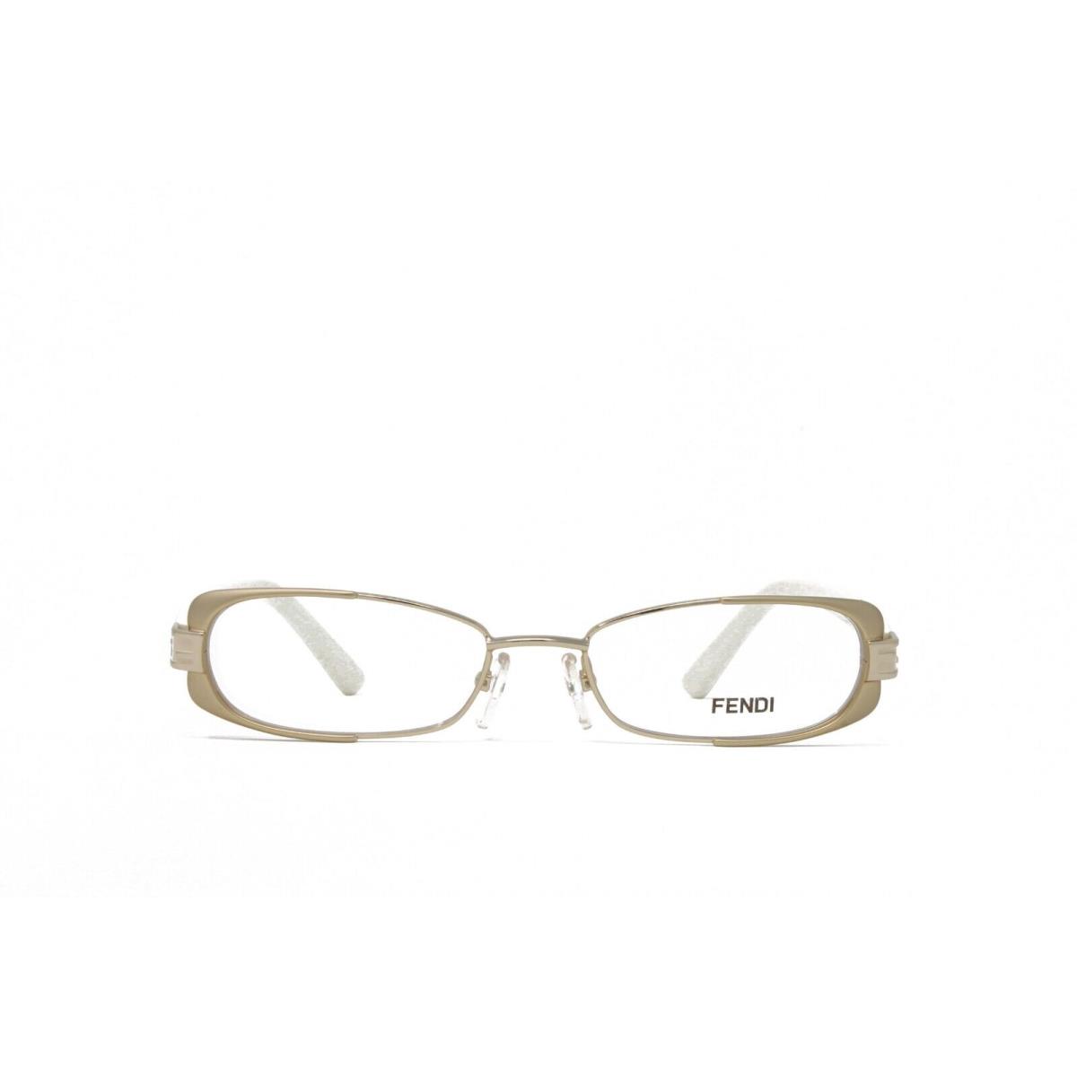 Fendi Eyeglasses Women`s F943 714 Gold 49mm Clear Demo Lens