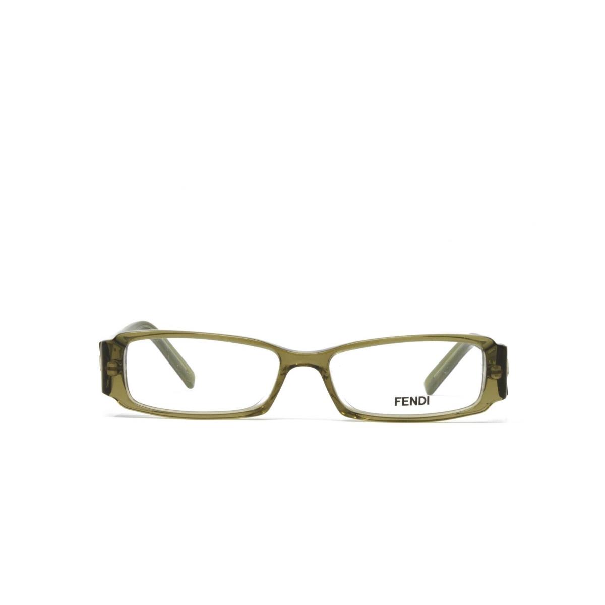 Fendi Eyeglasses Women`s F891 316 Green 48mm Clear Demo Lens