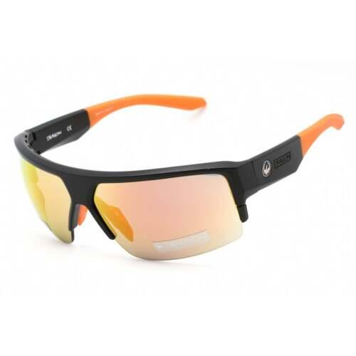 41092-022 Mens Dragon Alliance Ridge X LL Sunglasses - Frame: Matte Black/Orange, Lens: