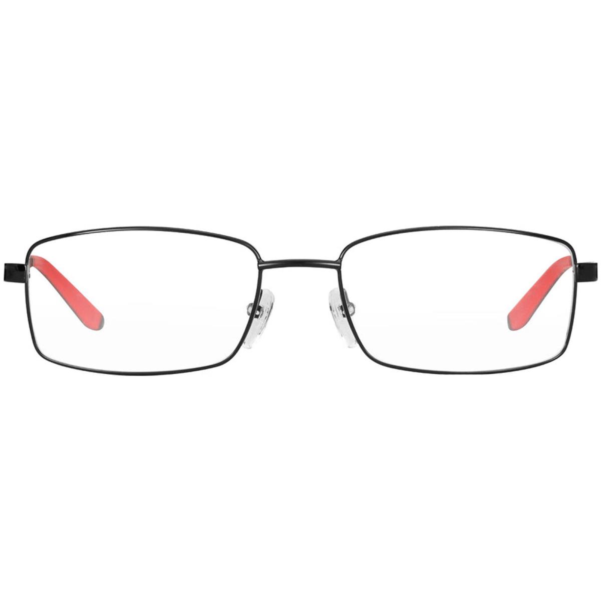 Carrera Men`s Eyeglasses Shiny Black Rectangular Shaped Frame Ca 8812 0006 00