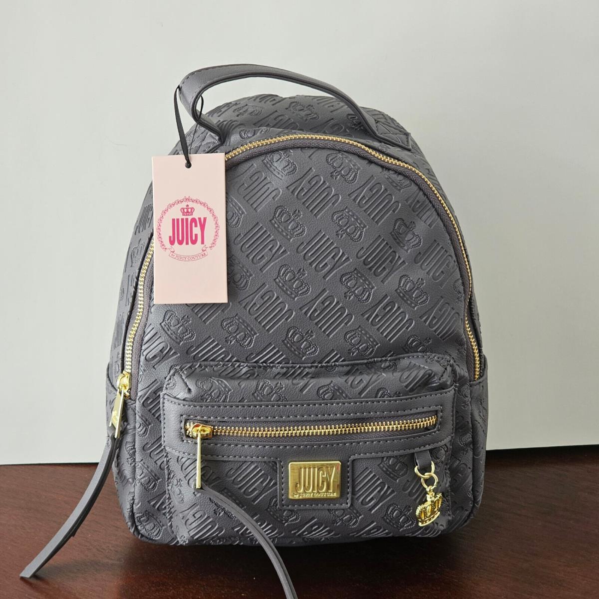 Juicy By Juicy Couture Crowd Pleaser Backpack Rabbit Gray