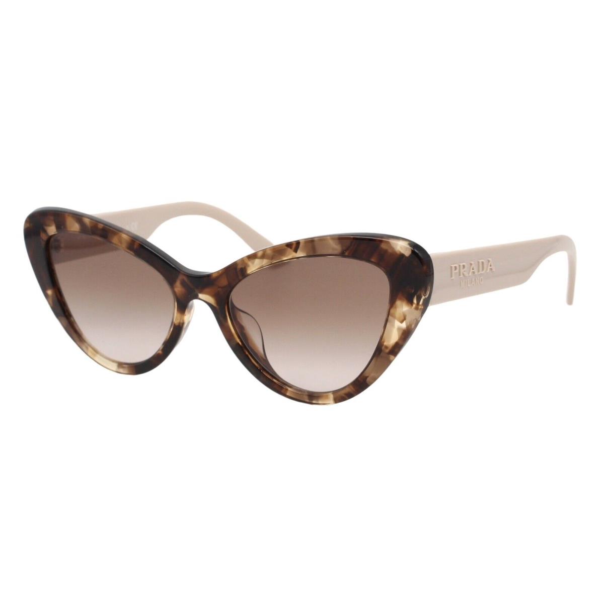 Prada Spr 13Y-F 07R-0A6 Marble Brown Gradient Women`s Sunglasses 54-18-140 Wcase