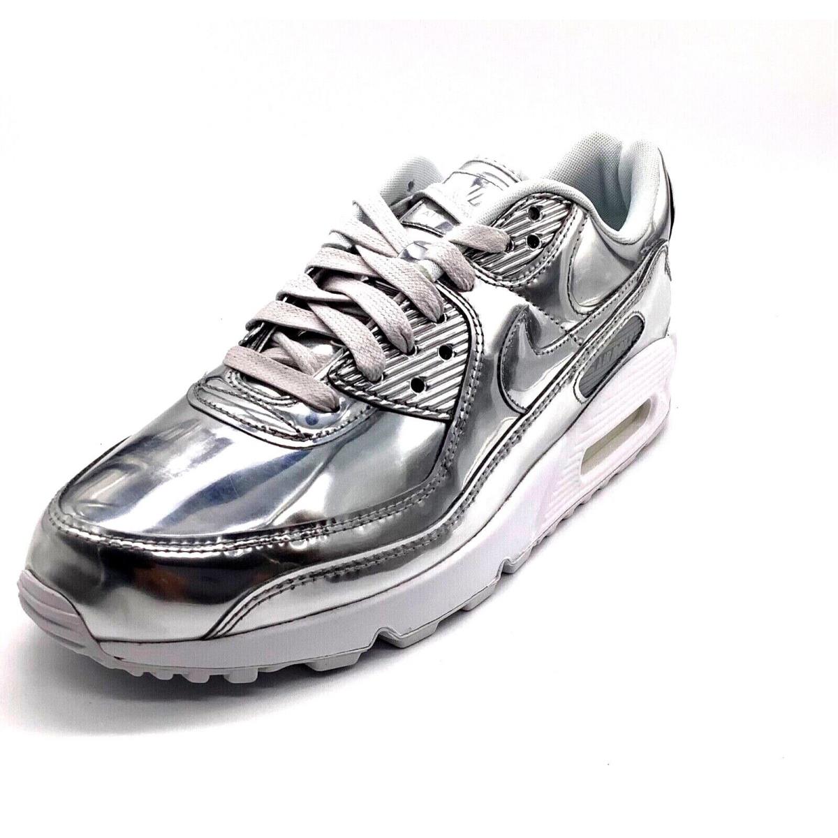 Wms Nike Air Force 1 Shoes Silver CQ6639-001 Women`s Size 11