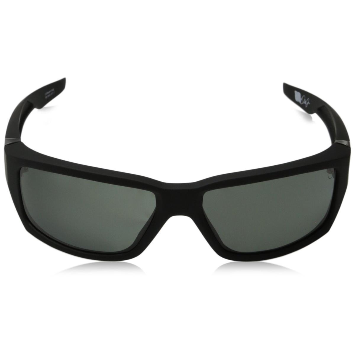 Spy Optics - Dirty Mo Sunglasses Soft Matte Black Happy Gray Green Polar
