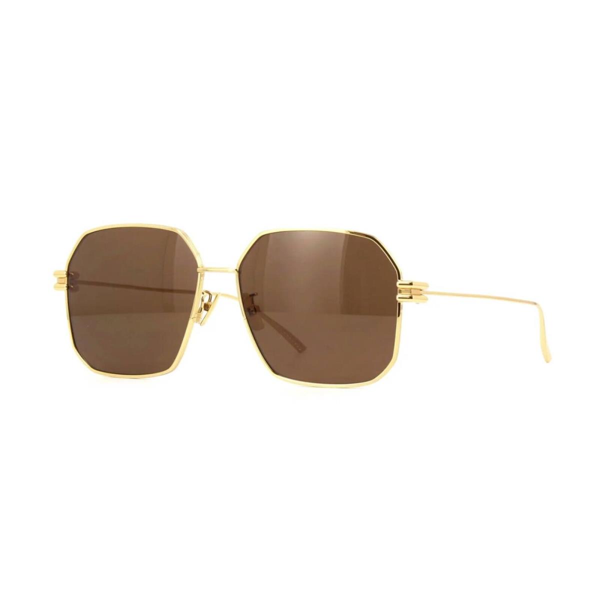 Bottega Veneta BV1047S Gold/brown 002 Sunglasses
