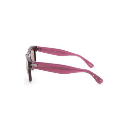 Bottega Veneta 248S F23 04 Burgundy Tr Purple /brown Lens Sunglasses