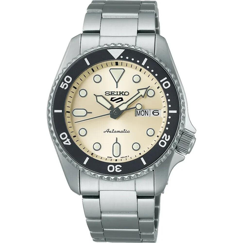 Seiko SRPK31K1 Men Sport Automatic Stainless Silver Tone Date 100m WR SRPK31