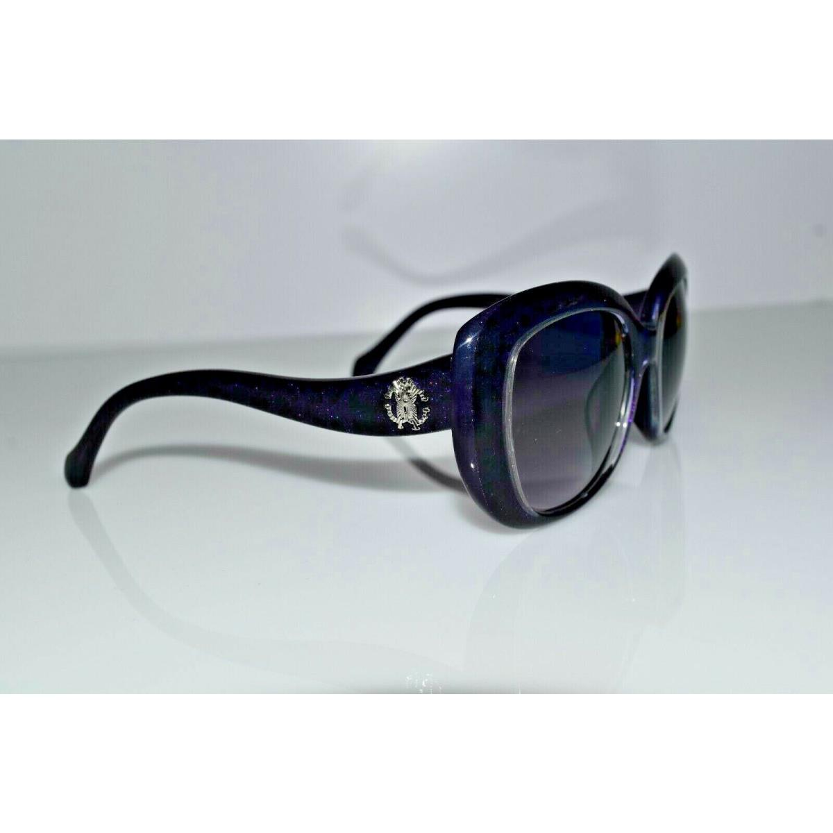 Roberto Cavalli Alula Purple Blue Sparkle 828S 92W 53mm Sunglasses