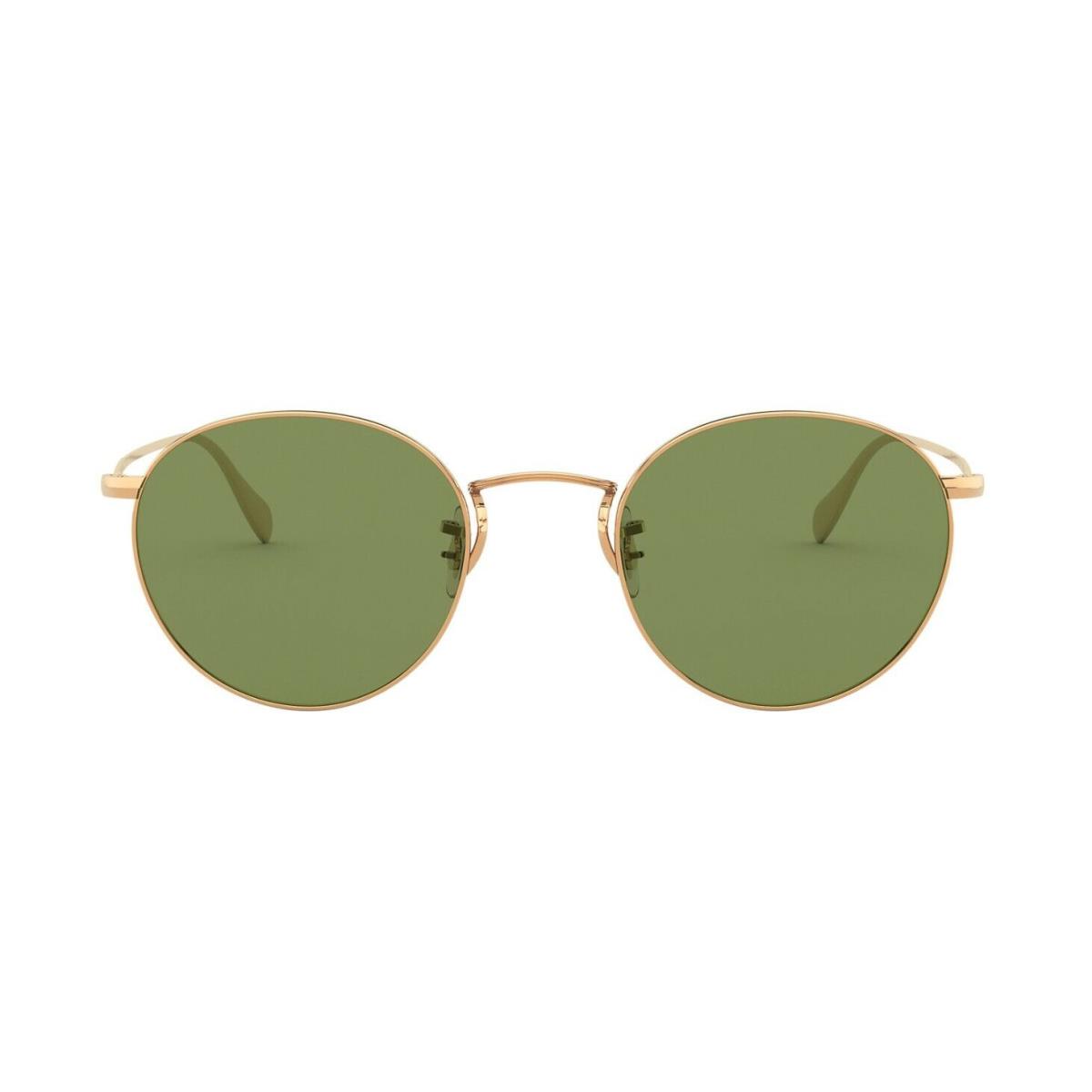 Oliver Peoples Coleridge Sun OV 1186S Gold/green C 5145/52 Sunglasses - Frame: Gold, Lens: Green