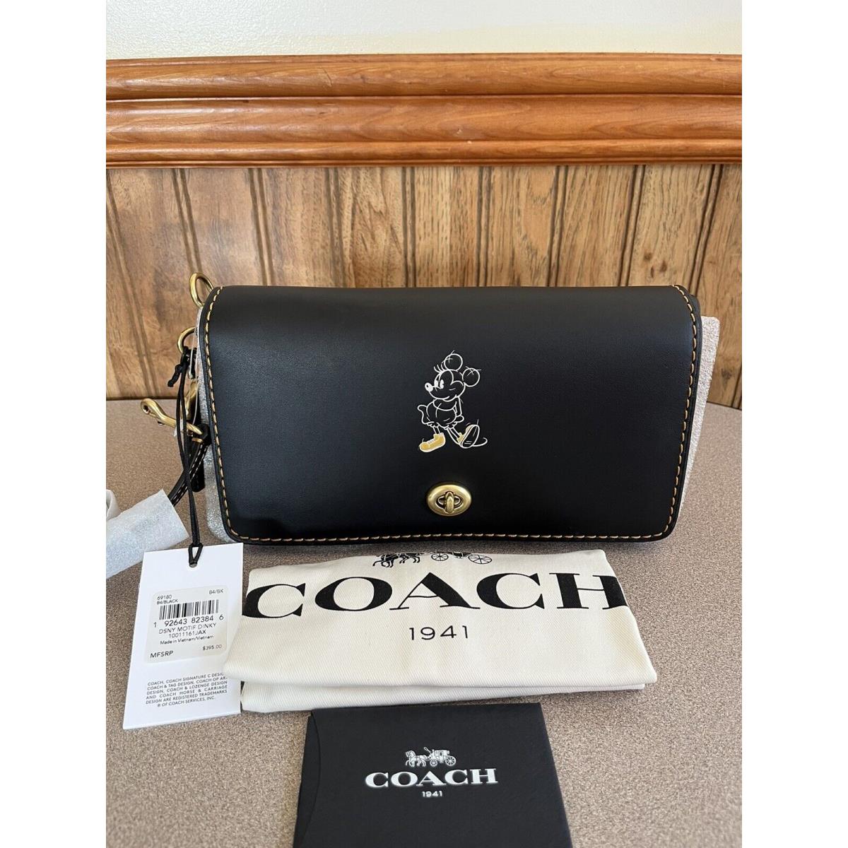 Coach x Disney Dinky Mickey Crossbody Handbag Black 69180