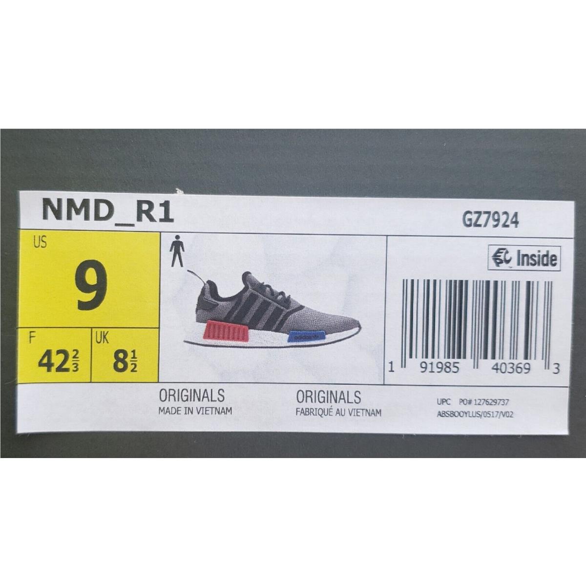 Originals nmd r1  men's grey best sale