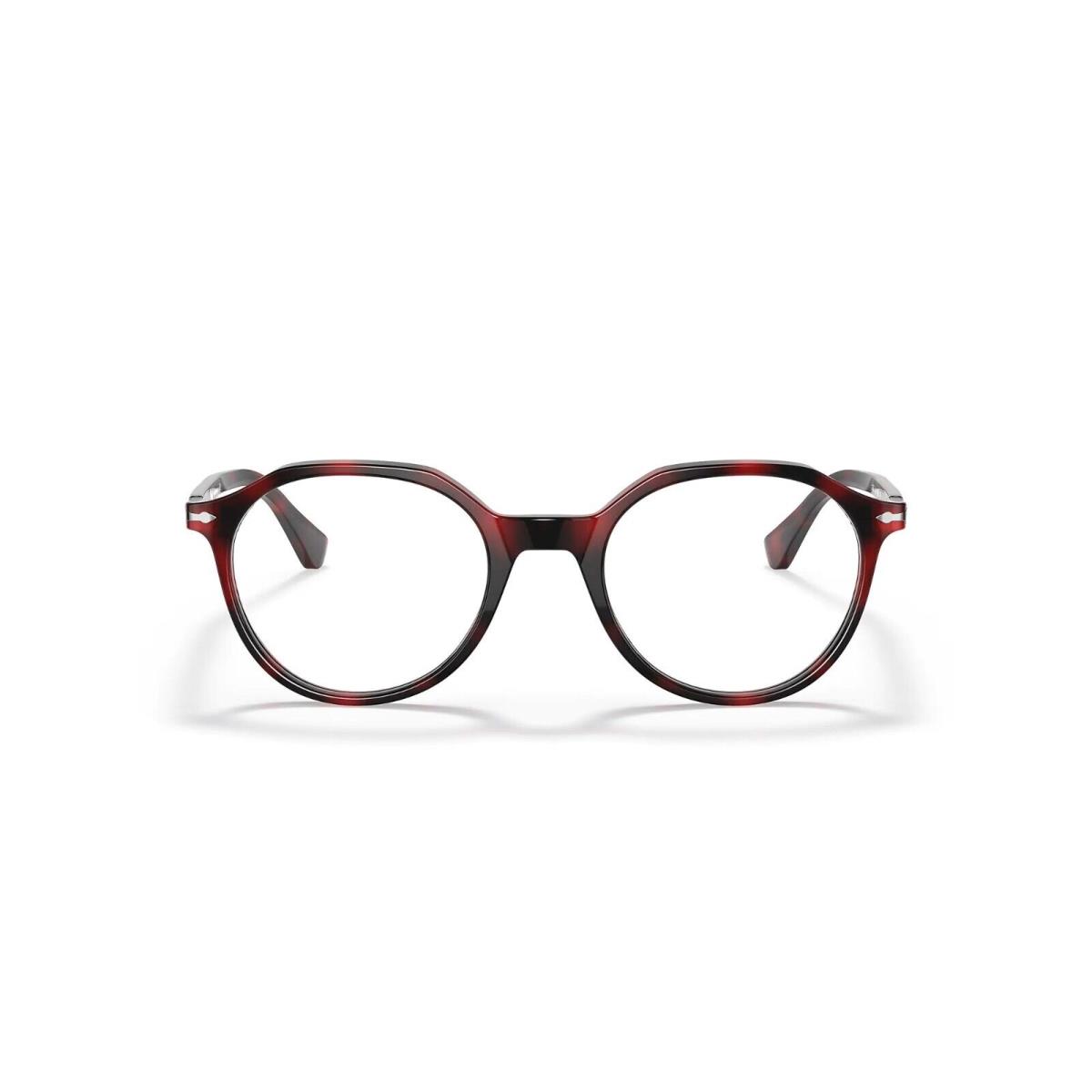 Persol Unisex Eyeglasses PO3253V 1100 Red Demo Lens 49mm