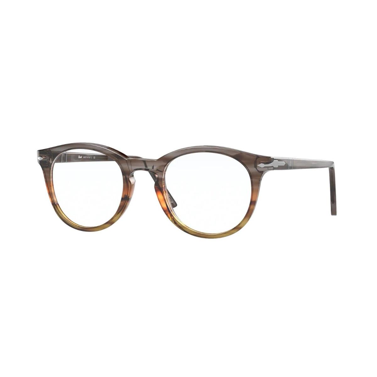 Persol Men`s Eyeglasses PO3259V 1137 Striped Grey Gradient Brown 48mm