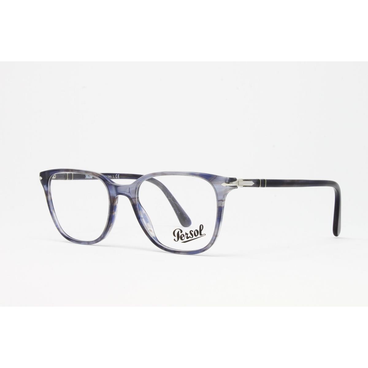 Persol Men`s Eyeglasses PO3203V Color 1083 Grey Blue Demo Lens Size 51mm