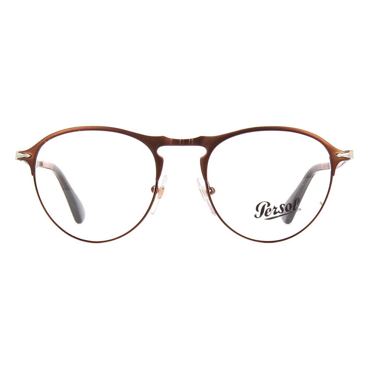 Persol Eyeglasses Frames 7092V 1072 Satin Brown Men`s 48mm