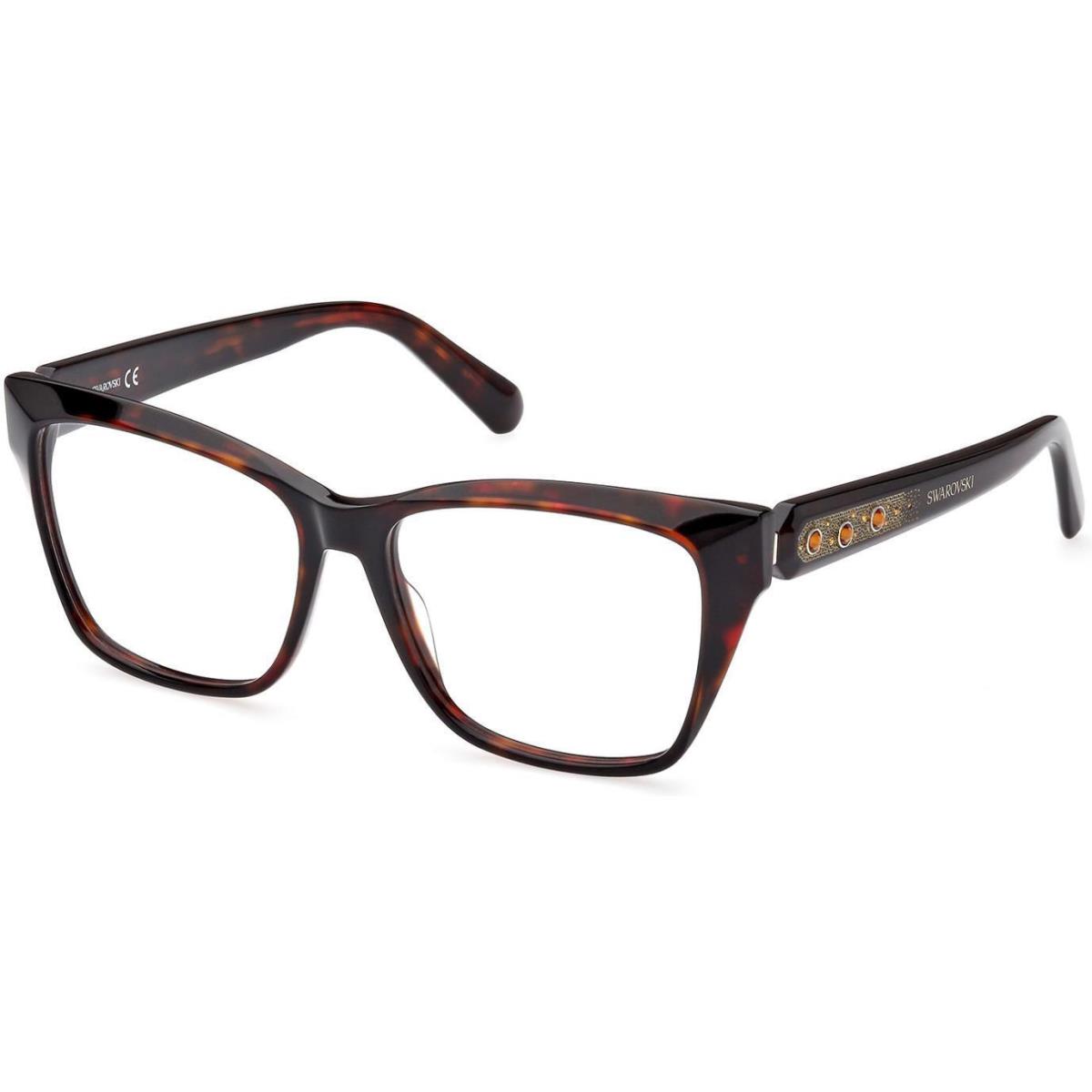 Swarovski SK 5468 Eyeglasses 052 Dark Havana